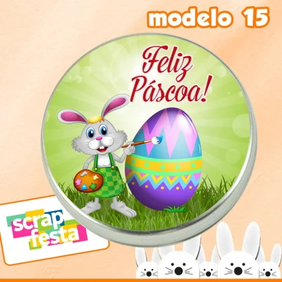 Latinhas Personalizadas Festa Páscoa