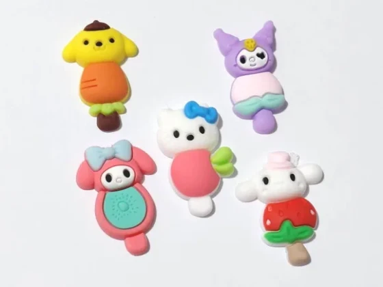 Aplique Turma da Hello Kitty Pacote com 10 Unidades