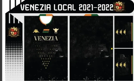 Vetor Da Camisa Venezia Local 2021-2022