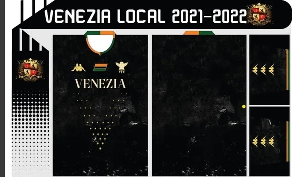 Vetor Da Camisa Venezia Local 2021-2022
