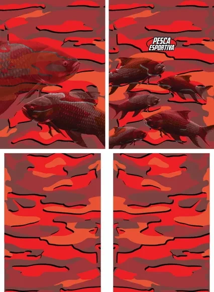 Arte Estampa Camisa Pesca-mod-0229