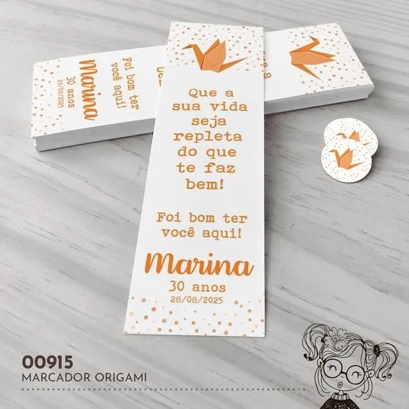 Marcador de Livro Origami - 00915