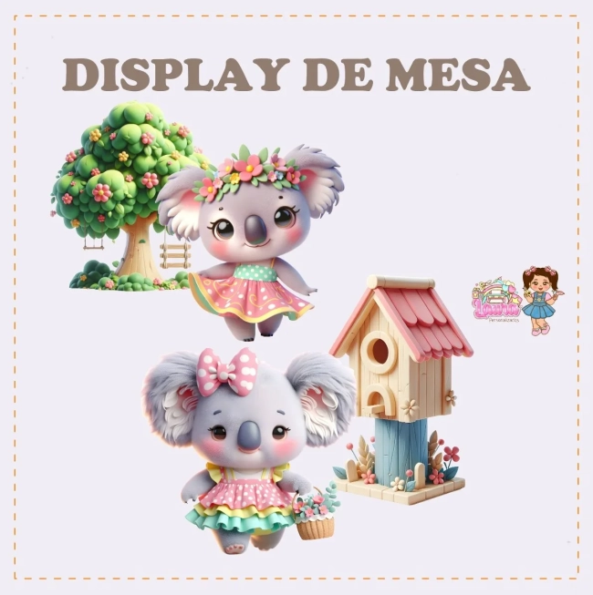 Kit Festa Só Um Bolinho JARDIM DAS COALAS - Decoração de Festa