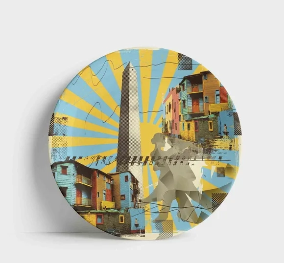 Prato Decorativo de Porcelana Especial Argentina (21 Cm)