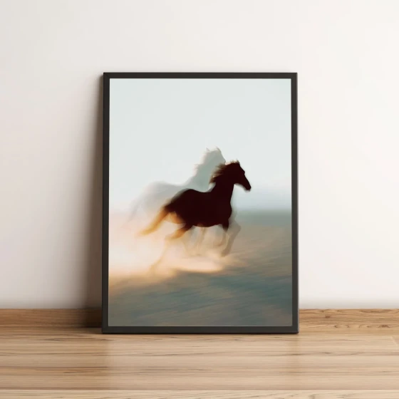Quadro Decorativo Cavalo em Movimento 2689