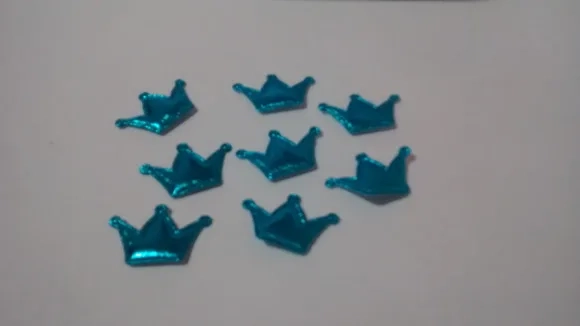Apliques de tecido lamê -Pcts com 50 un