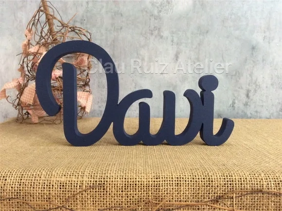 Nomes de Mesa Em MDF -