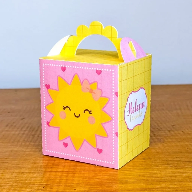 PEGUE E MONTE - Kit Festa RAIO DE SOL MENINA - Decoração de Festa | Lembrancinhas | Aniversário | Personalizados