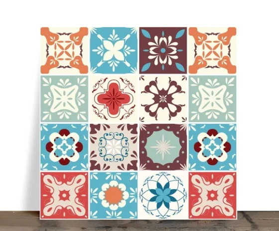Azulejo Decorativo Mosaico Mandalas Mediterrâneas 15x15