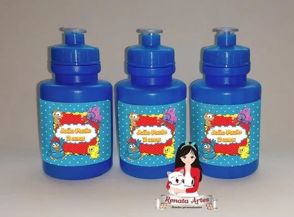 Squeeze Personalizado Galinha Pintadinha Azul