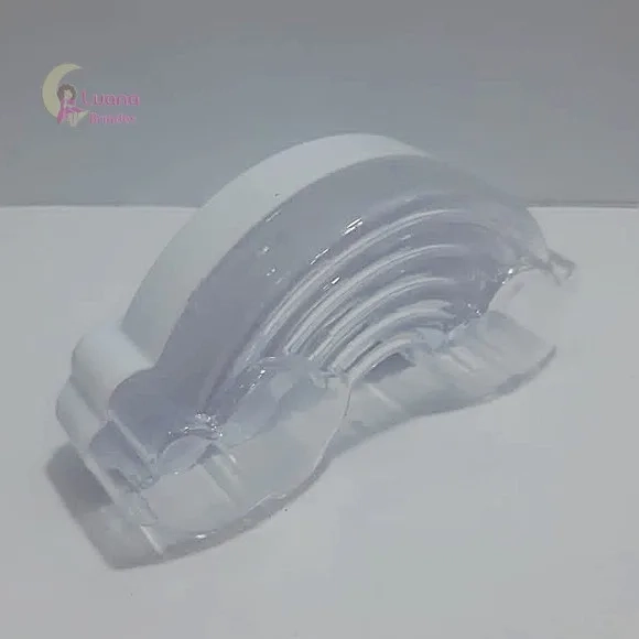 Baleiro Arco Íris Branco de Acrílico - Pct C/5 Unidades