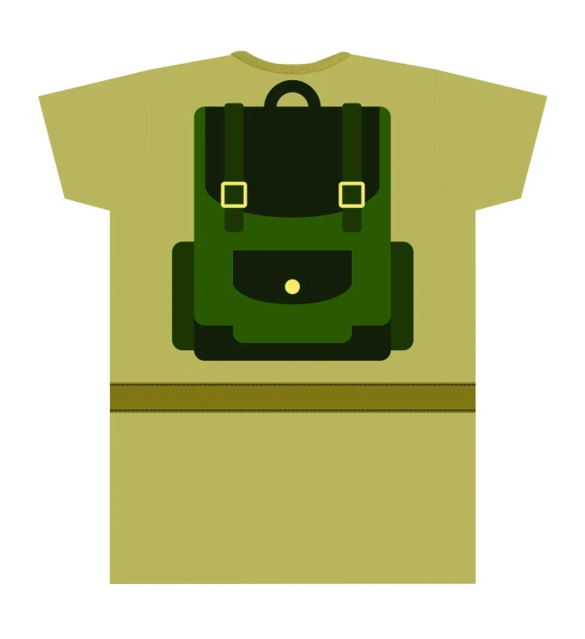 Camiseta infantil Fantasia Explorador Safari Estampa Realista com Binóculo