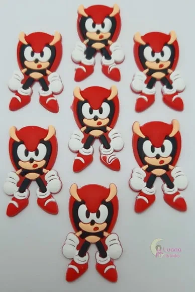 Aplique Personagem Sonic Pct