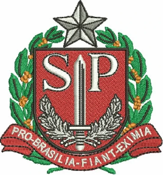 Matriz de Bordado Brasão do Estado de São Paulo