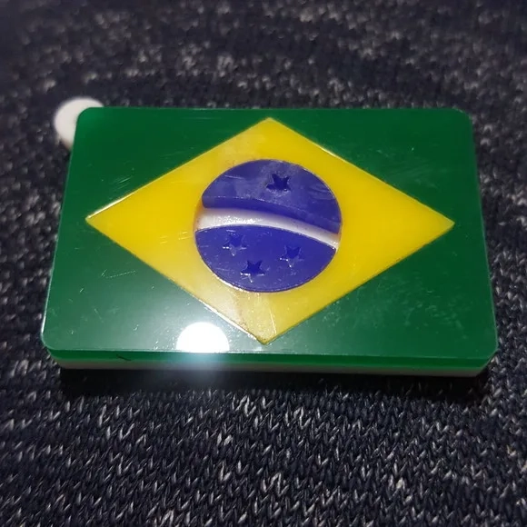 Chaveiro Bandeira 3d de Acrilico 2,5cm -3 Peças