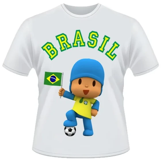 Camiseta Pocoyo Brasil