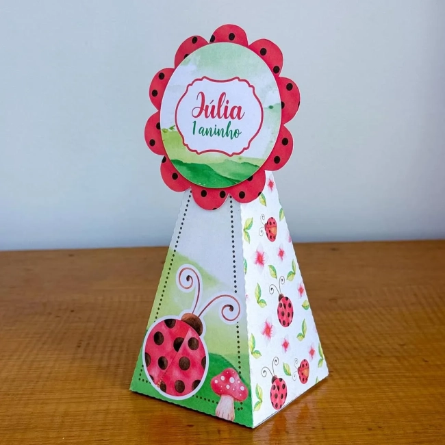PEGUE E MONTE - Kit Festa JOANINHA - Decoração de Festa | Lembrancinhas | Aniversário | Personalizados