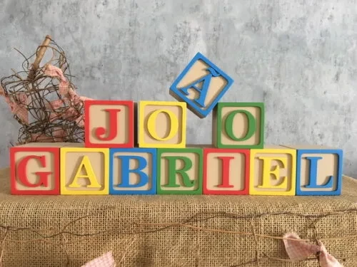 Cubos com Nome 6x6cm Toy Story