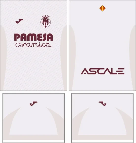 Arte Vetor Camisa Villarreal Visita 2025-2026