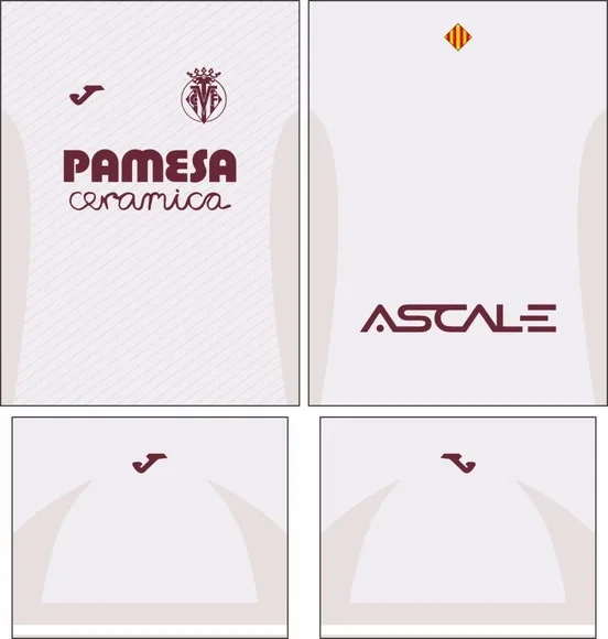 Arte Vetor Camisa Villarreal Visita 2025-2026