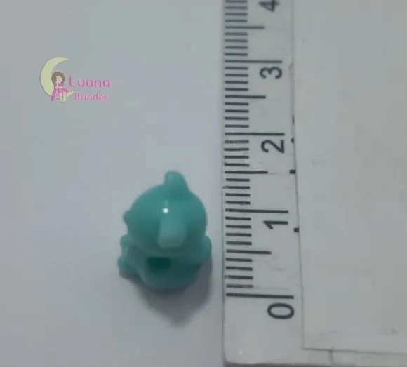 Miçanga Gatinho Colorido Passante 1,5cm Pct 50 Unidades