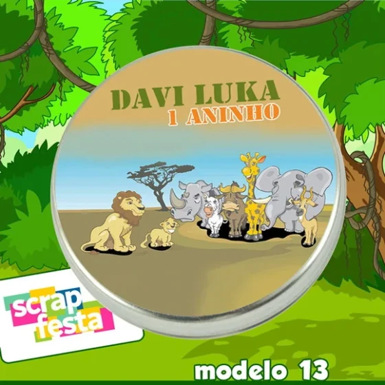 Latinhas 5x1 Festa Safari