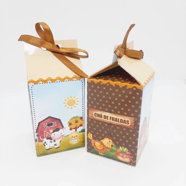 PEGUE E MONTE - Kit Festa FAZENDINHA - Decoração de Festa - Caixinhas Personalizadas