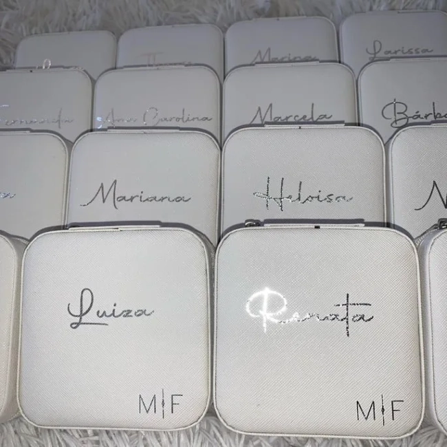 Porta Joias Personalizado Dia da Mulher, 15 Anos, Madrinhas