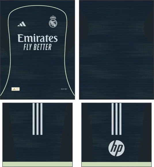 Arte Vetor Camisa Real Madrid Visita 2025-2026