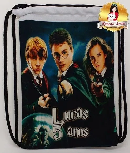 Mochila de Tecido Harry Potter