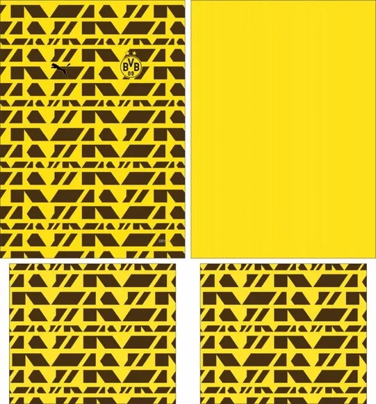 Arte Vetor Camisa Borussia Pre-jogo Local 2025-2026