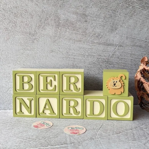 Safari Cubos 6x6cm - Decoração Bebè