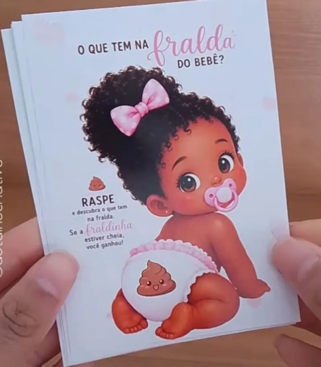Raspadinha para Chá de Bebê