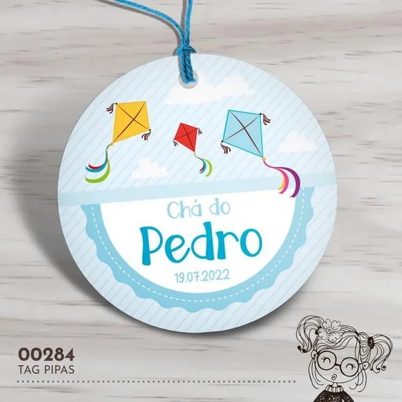 Tag Redonda Pipas - 00285