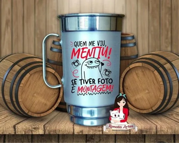 Caneca de Chopp Personalizada Carnaval 2 500 ml