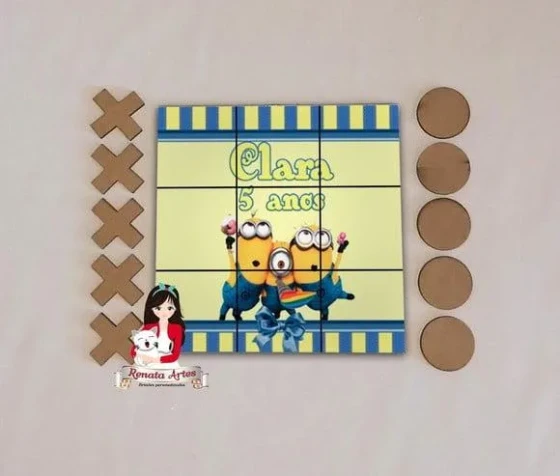 Jogo da Velha Personalizado Minions