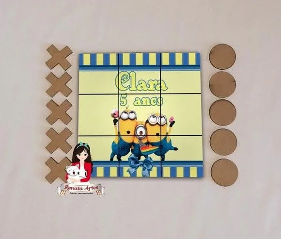 Jogo da Velha Personalizado Minions