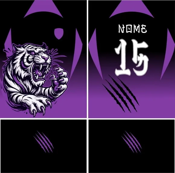 Arte Vetor Camisa Interclasse Tigre 392
