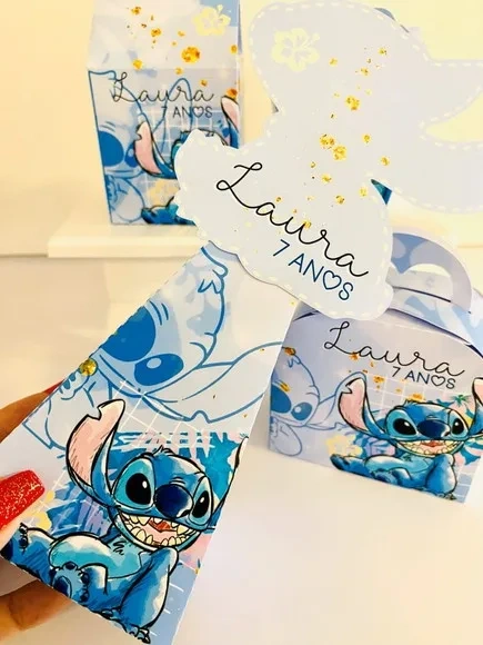 Kit 60 Lembrancinhas Stitch