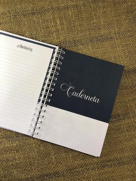 Caderneta de Saúde / Vacinação Personalizada - Azul e Branco