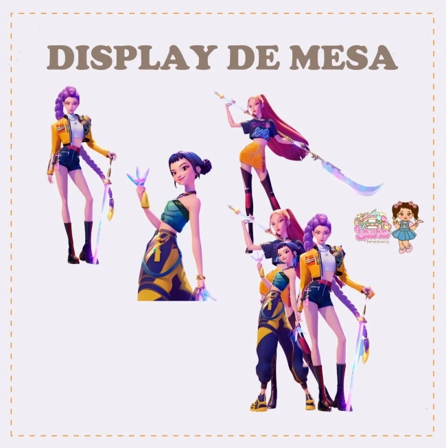 Kit Festa Só Um Bolinho K POP - Decoração de Festa