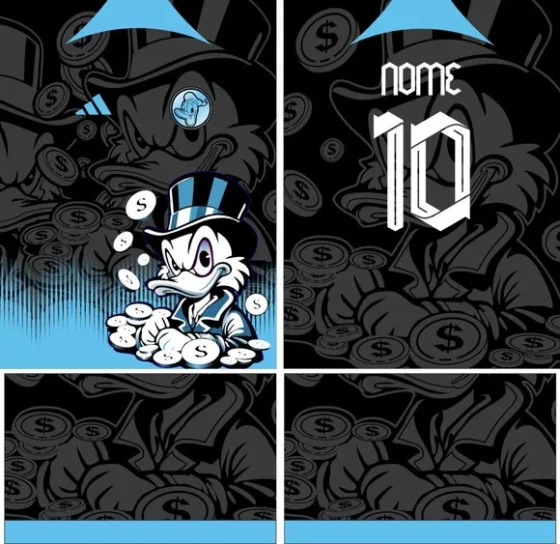 Arte Vetor Interclasse Donald Duck Mod-245