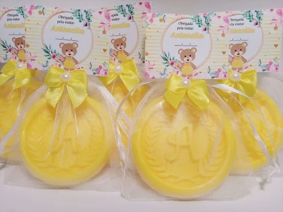 Lembrancinha Maternidade, Sabonete Letra Personalizada