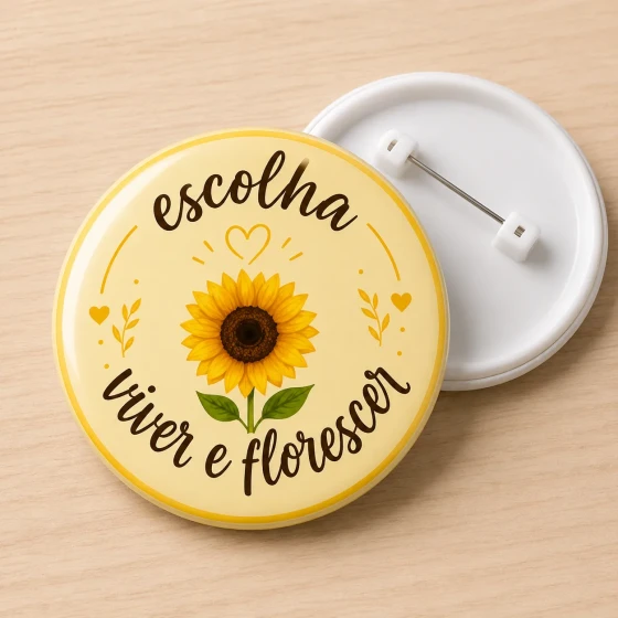 Botton Setembro Amarelo - brinde 33mm