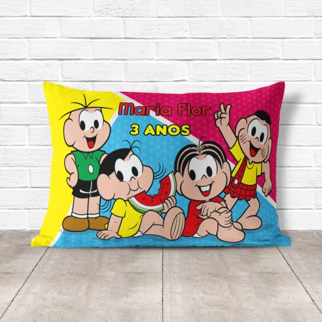 Almofada Personalizada lembrancinhas Turma da Mônica