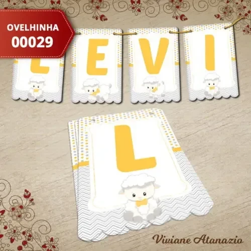 Bandeirola Ovelhinha - 00029