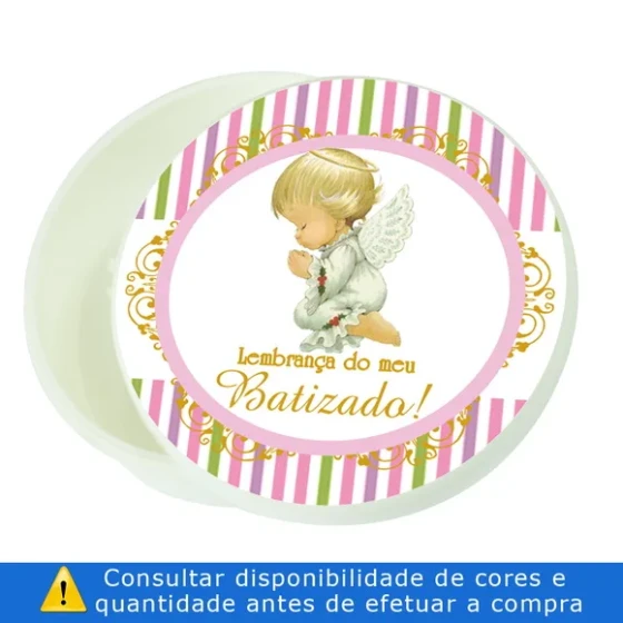 Latinha Personalizada Colorida Branca