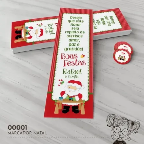 Marcador de Livro Natal - 00001