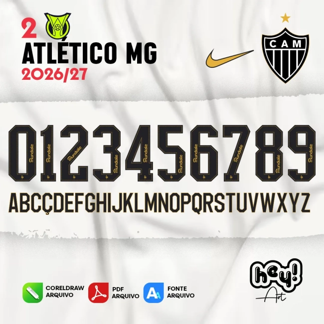 Fonte Vetor Atlético MG 2026/27