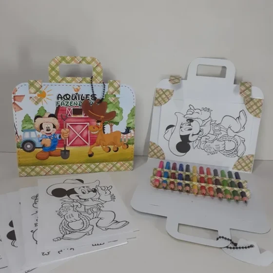 Kit Pintura na Maletinha - Mickey Fazendeiro